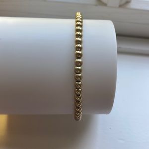Gold beaded bracelet